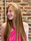 Anna Rhinestone Headband - Pink-Hair Accessories-Kate & Kris