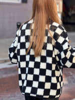 The Cozy Days Checkered Fleece Jacket