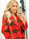 Cozy Wishes Red Plaid Winter Jacket - Red-Coats & Jackets-Kate & Kris