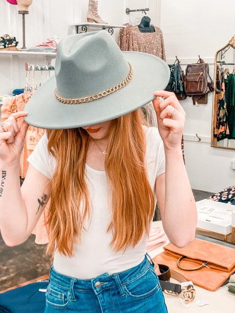 Austin Hat in Grey  Kate and Kris Boutique – Kate & Kris