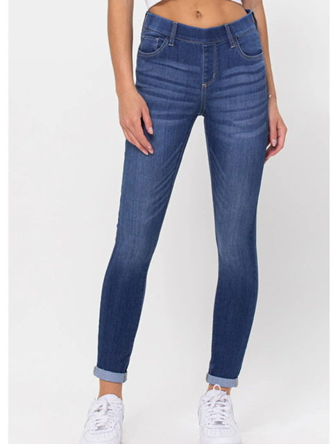 Good Times Skinny Jeggings - Medium Wash-Kate & Kris