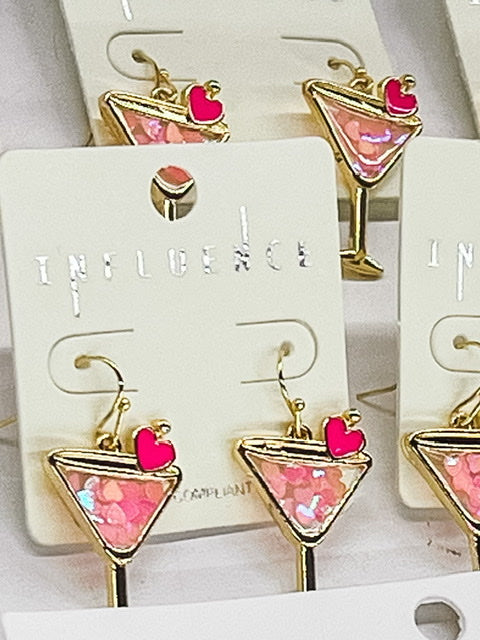 Heart Filled Cocktail Earrings-jewelry-Kate & Kris