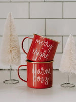 Merry & Bright Campfire Coffee Mug-Mugs-Kate & Kris
