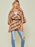 Plaid Poncho-Kate & Kris