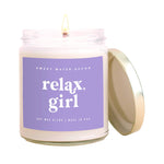 Relax Girl Soy Candle-Apparel & Accessories-Kate & Kris