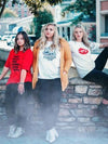 Slasher Tee - Red-tshirt-Kate & Kris