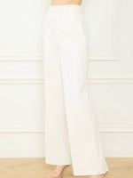 The Cassidy Wide Leg Pant in Ivory-women’s pants-Kate & Kris