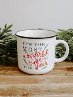 The Most Wonderful Time Of The Year Campfire Coffee Mug-Kate & Kris