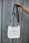 Tiana Crossbody Bag - White-purse-Kate & Kris