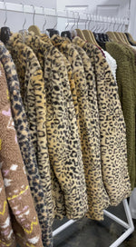 Leopard Lux Faux Fur Pullover